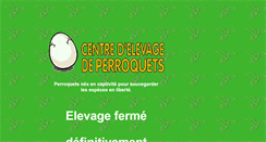 Desktop Screenshot of perroquet.com